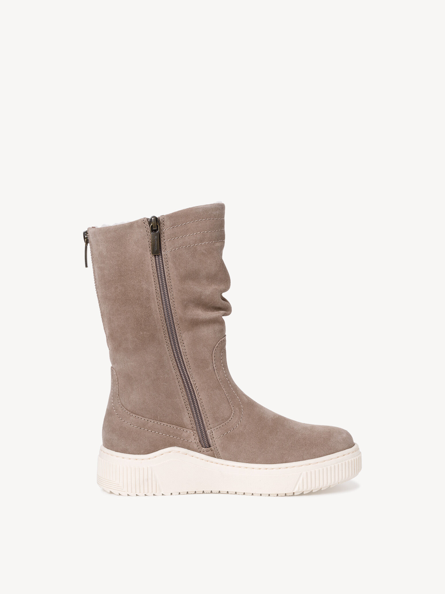 Bottine en cuir - marron