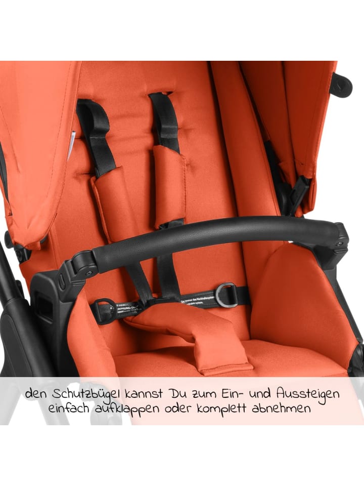 ABC-Design Buggy & Sportwagen Samba mit Sportsitz (ab ca. 9 in orange,schwarz günstig kaufen onesize