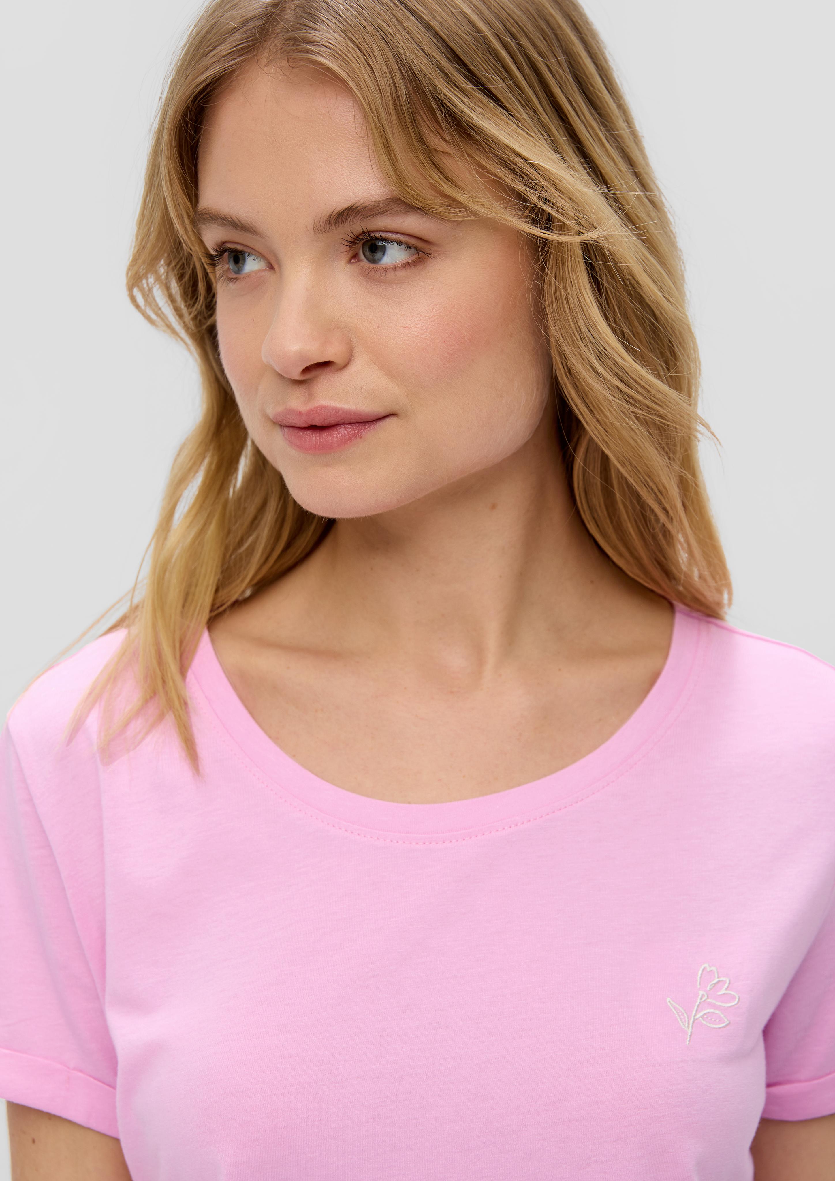 Pyjama-T-Shirt aus Baumwoll-Viskosemix  6009483-776