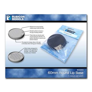 Plastic Round Bases 60mm (5)