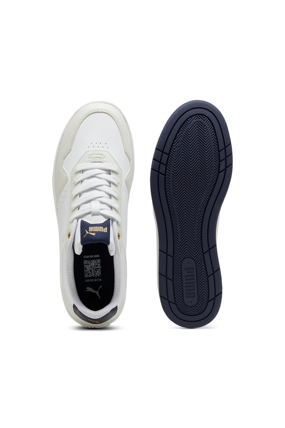 Puma  Weiß-Vapor Gray-PUMA Navy
