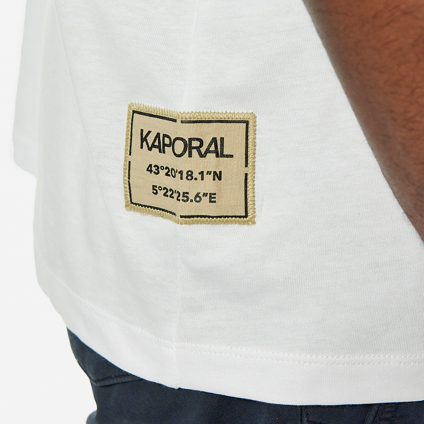 BRIGS  T-shirt blanc Homme en 100% coton