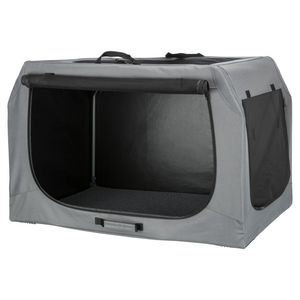 Trixie Transportboxen & Gitterboxen Trixie Mobile Kennel Easy grau M-L