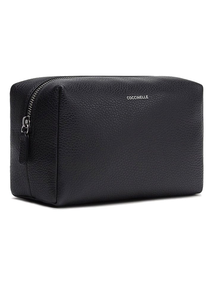 COCCINELLE Leder-Kosmetiktasche in Schwarz - (B)21 x (H)13 x (T)8 cm günstig kaufen onesize