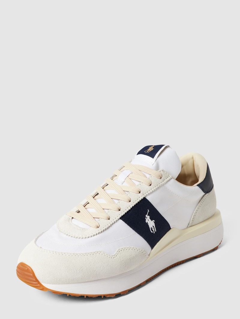 Sneaker mit Label-Details in weiß