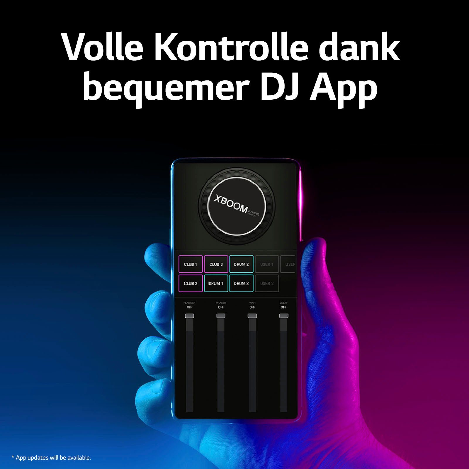 LG XBOOM RNC9 Stereo Party-Lautsprecher (Bluetooth)