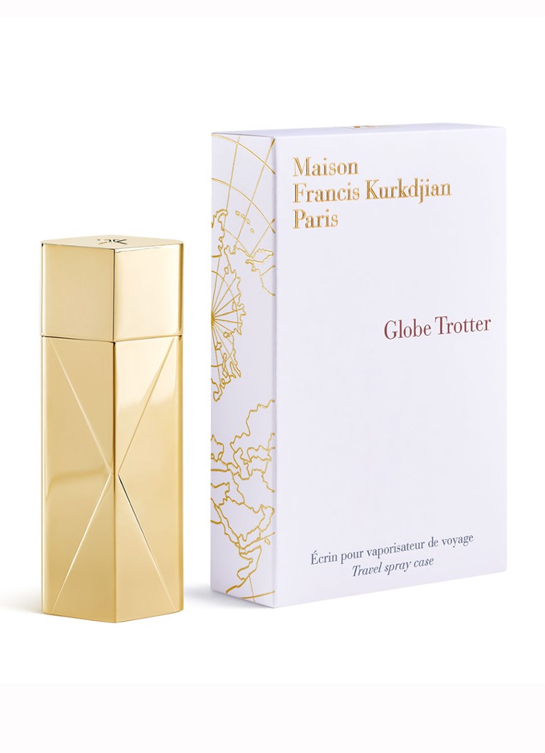 Cestovné puzdro na sprej Maison Francis Kurkdjian Globe Trotter Gold Edition - parfumverstuiver