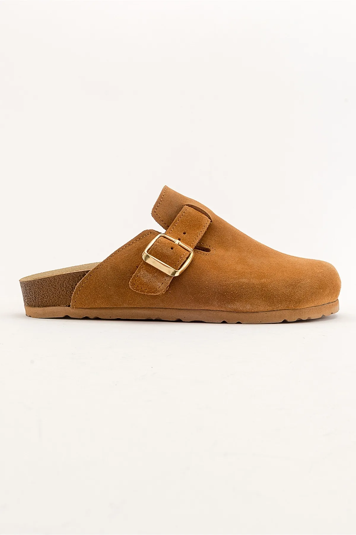 LuviShoes  GONS braune Wildleder-Damenhausschuhe
