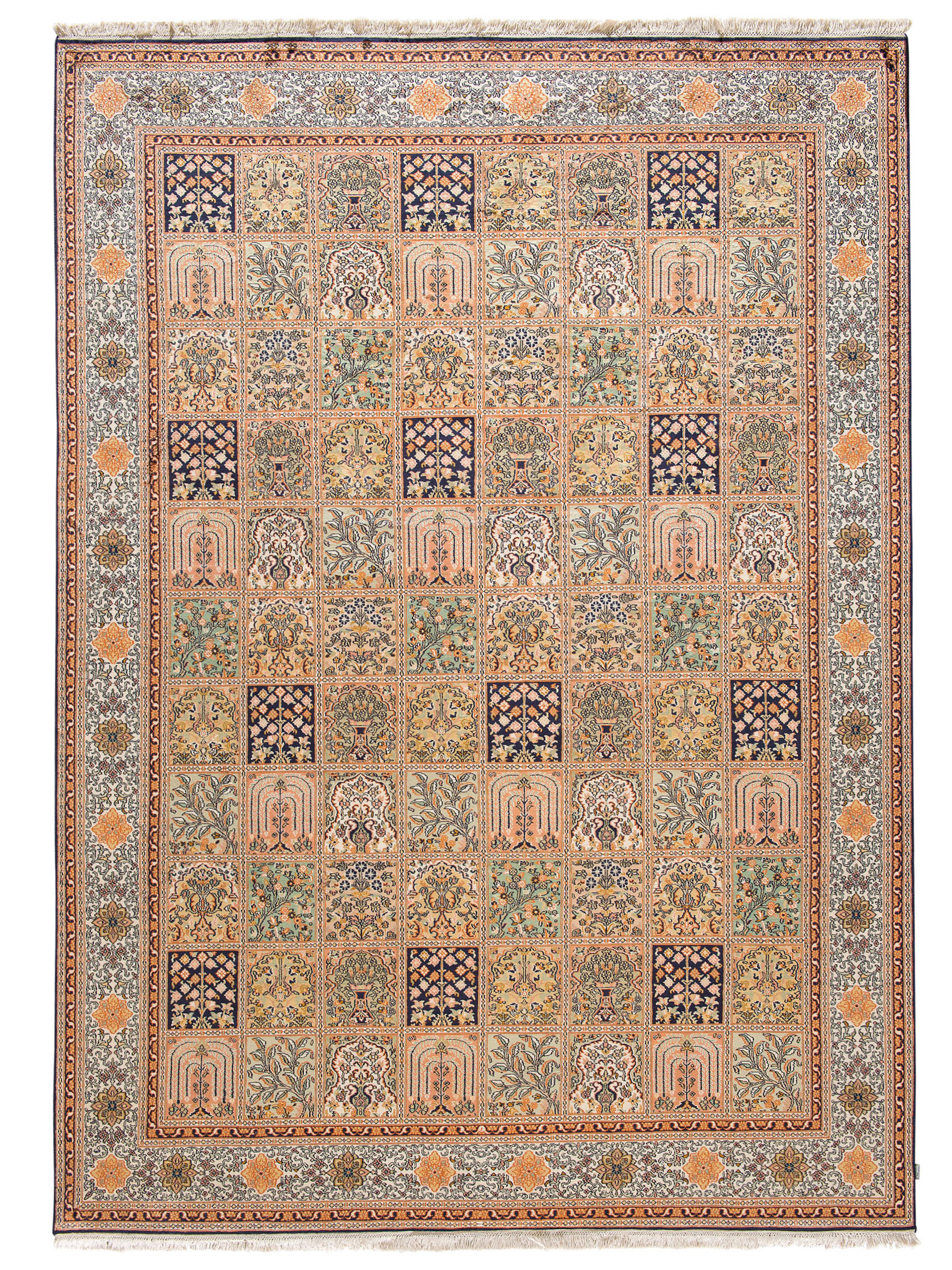 Kaschmir Seide 16/16 ca. 221 x 305 cm, Unikat / Einzelstück