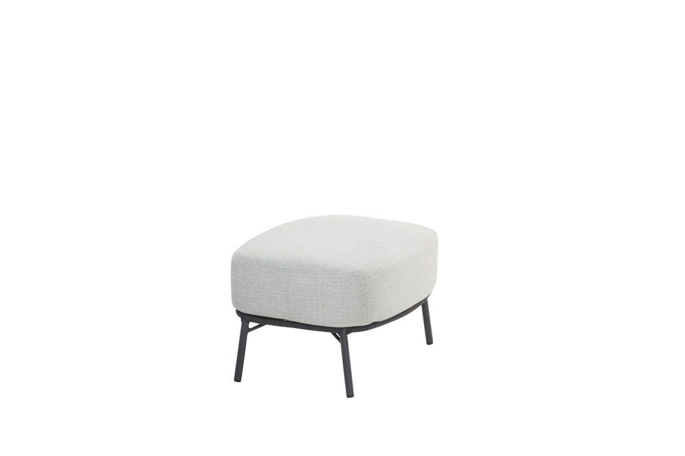 taste by 4 seasons Gartenlounge-Hocker 4Seasons Fabrice Loungehocker Anthrazit inkl. Kissen (1)