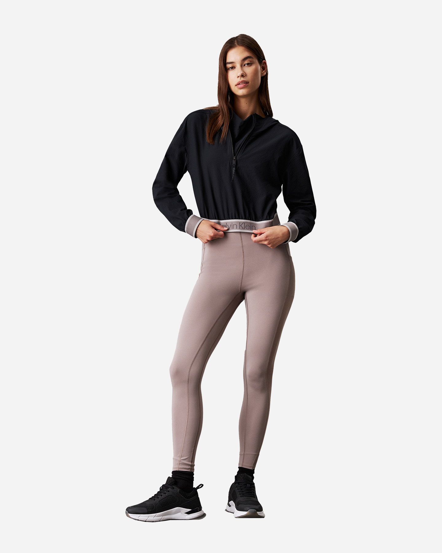 Leggings Calvin Klein Sport Elastisk Logotyp W 00GWF4L608-NZ8