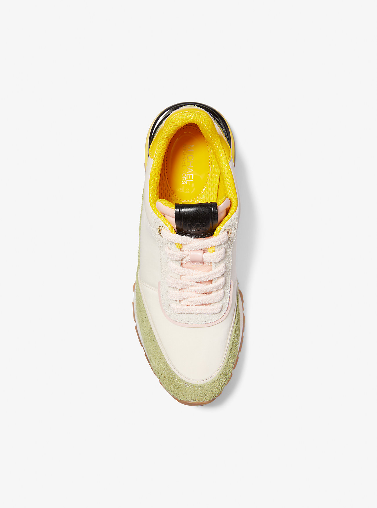 Nova Suede and Nylon Trainer - SMKY RSE MLT