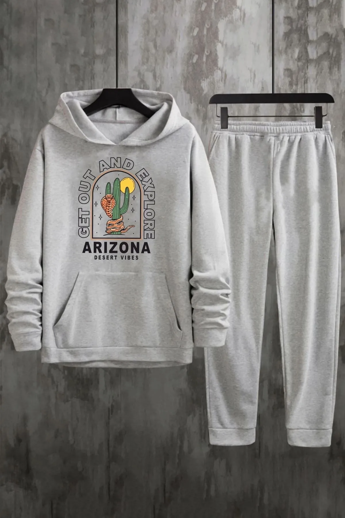 uyguntarz  Bedrucktes Unisex-Trainingsanzugset „Arizona“.
