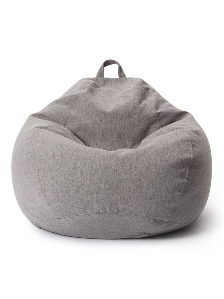 Lumaland Comfort Line XXL Sitzsack - 100x120x50 cm Bodenkissen - 315 L Hellgrau günstig kaufen onesize