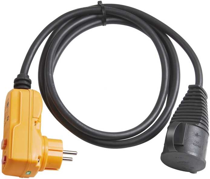 Cabo adaptador Brennenstuhl 1160370 FI IP44 2m preto H07RN-F 3G1.5