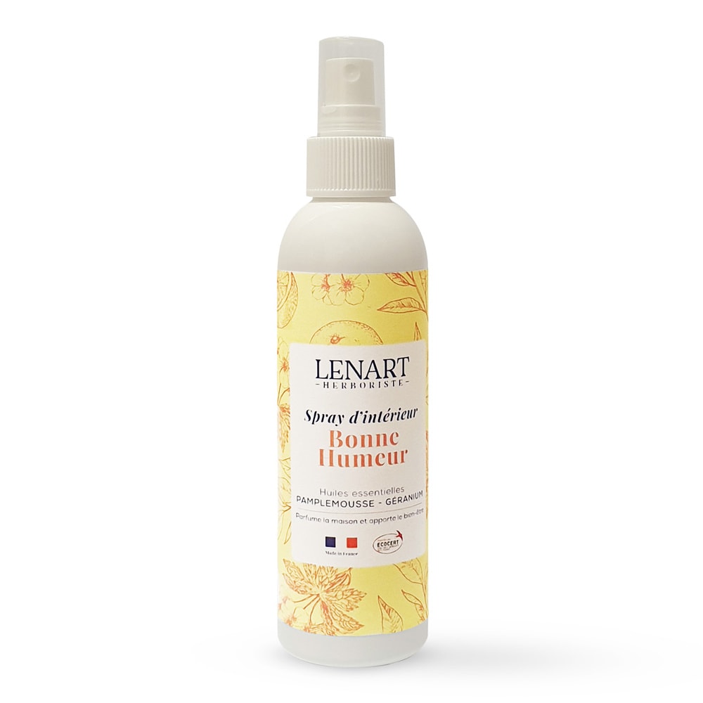 christian lénart Spray d'intérieur Bonne Humeur BIO ECOCERT Parfum d'intérieur