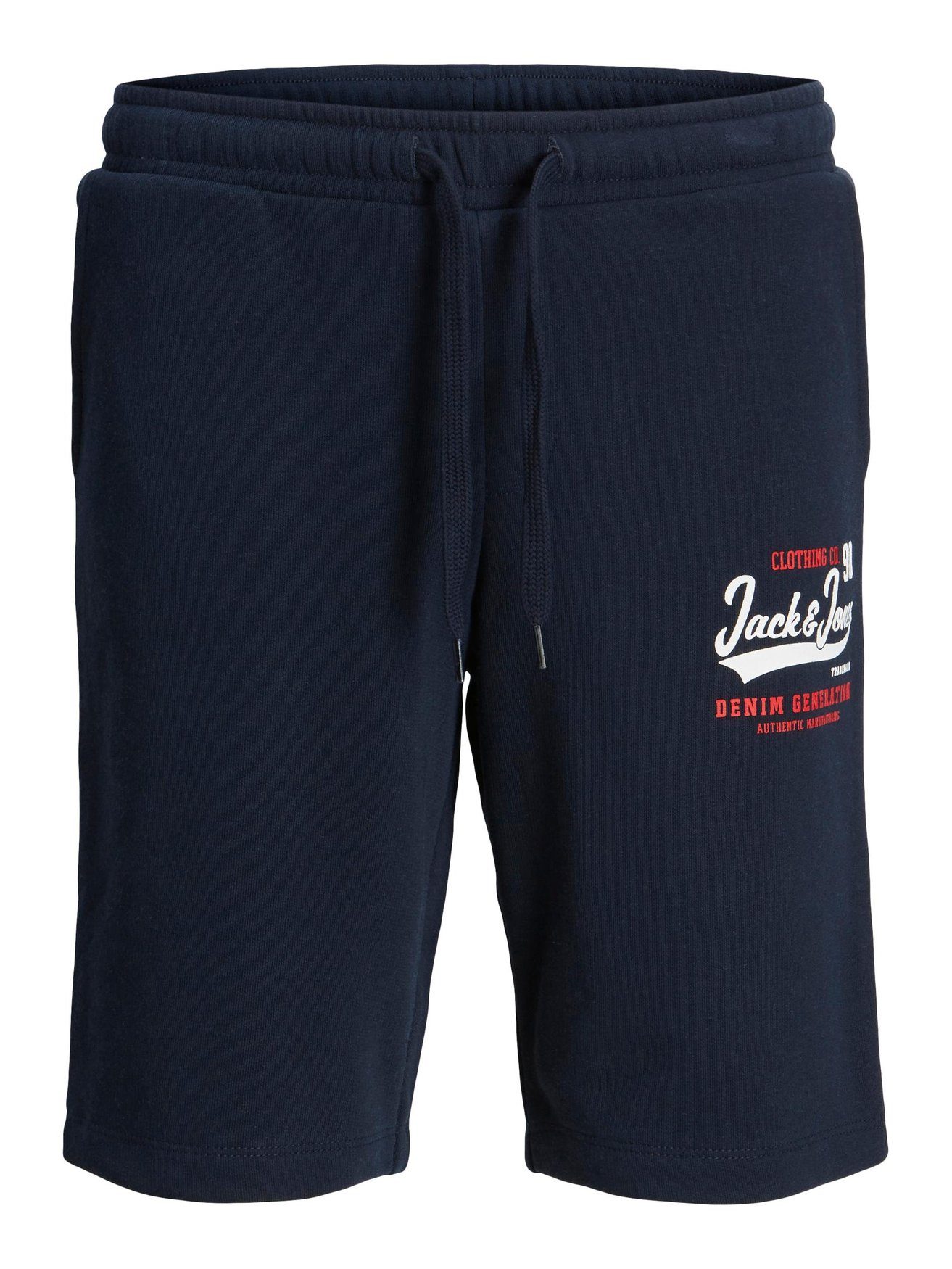Jack & Jones Shorts Sweat Shorts Kurze Jogginghose JPSTLOGO 5986 in Navy