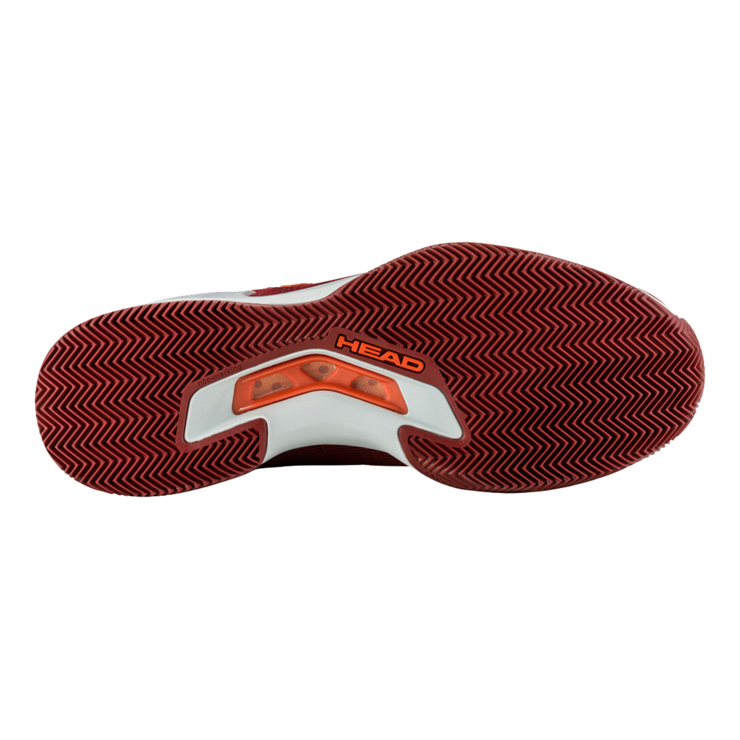 Sprint Pro 3.5 Sandplatzschuh Herren - Dunkelrot, Orange