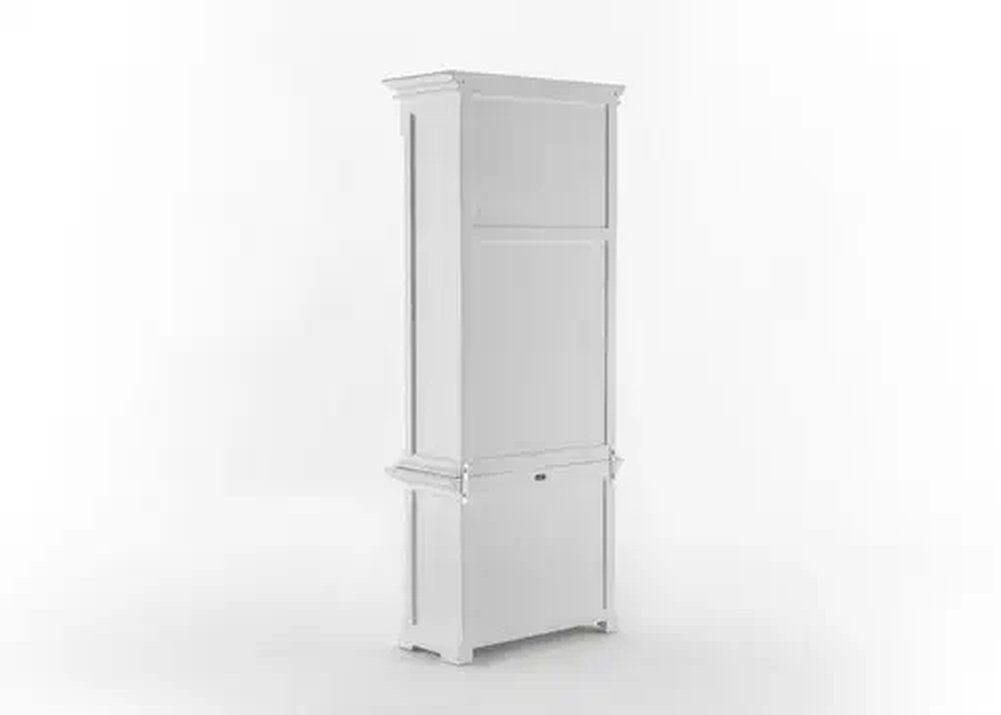 Novasolo Küchenbuffet Provence Verstellbare Regale, Single-Bay Hutch Kabinett
