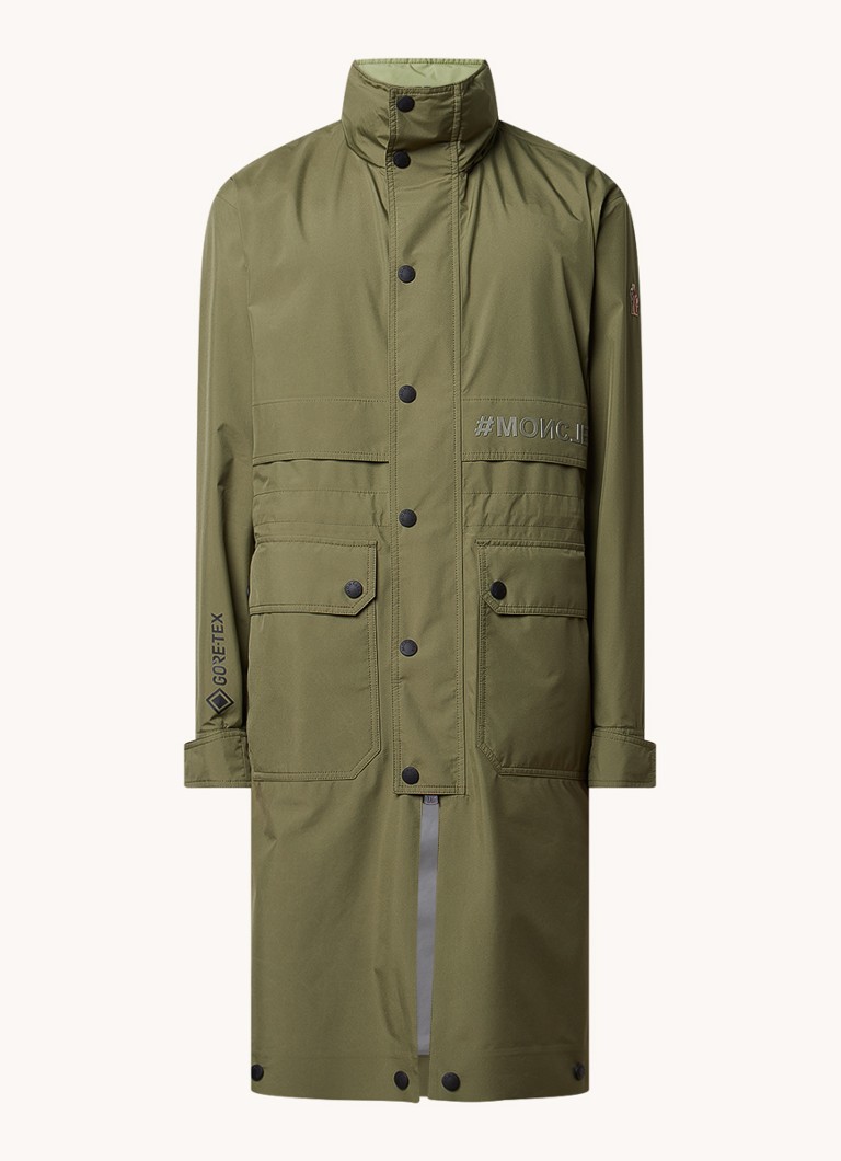 Moncler Steig parka with stowable collar and drawstring