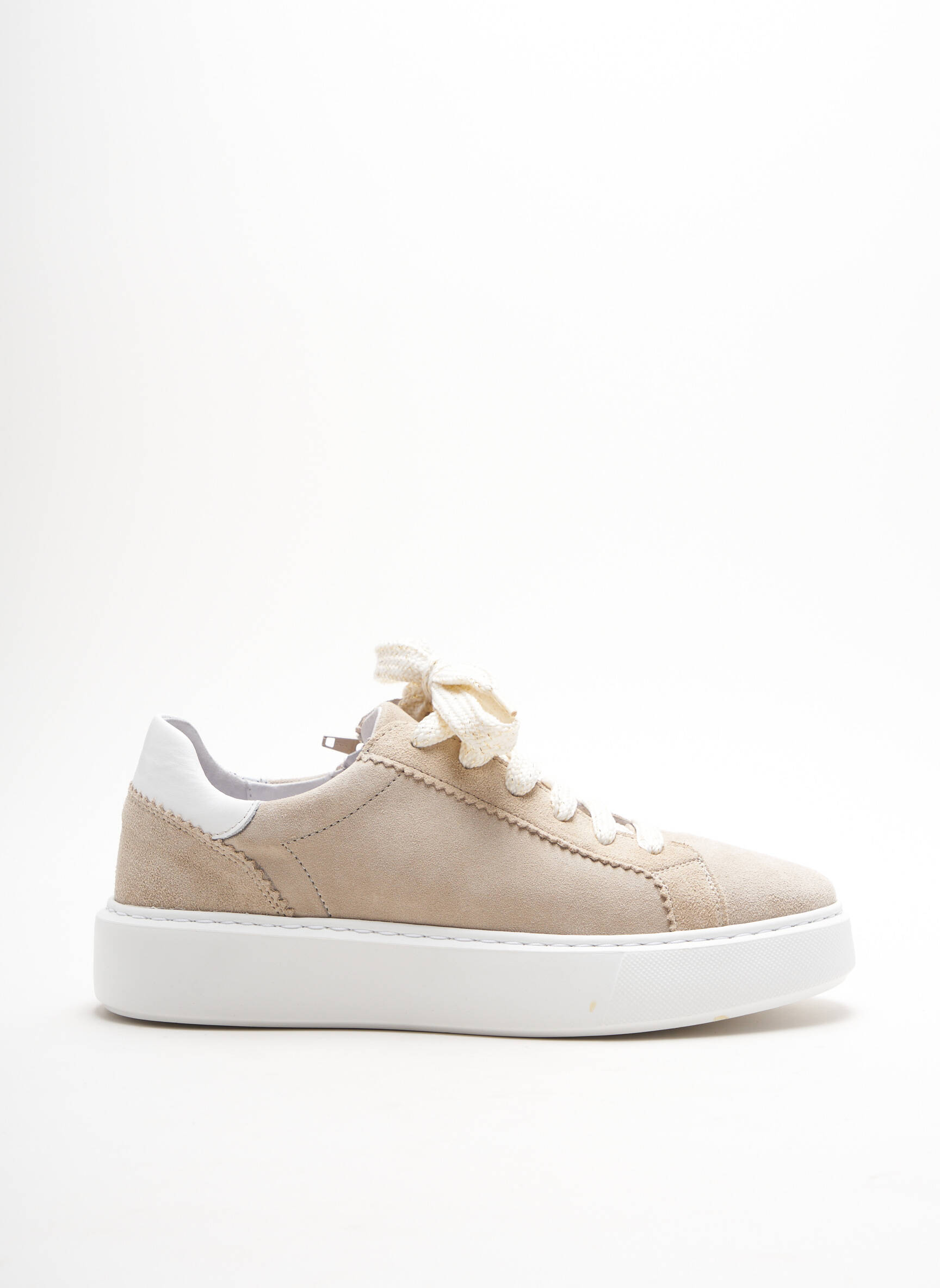 Adige Baskets Femme couleur beige