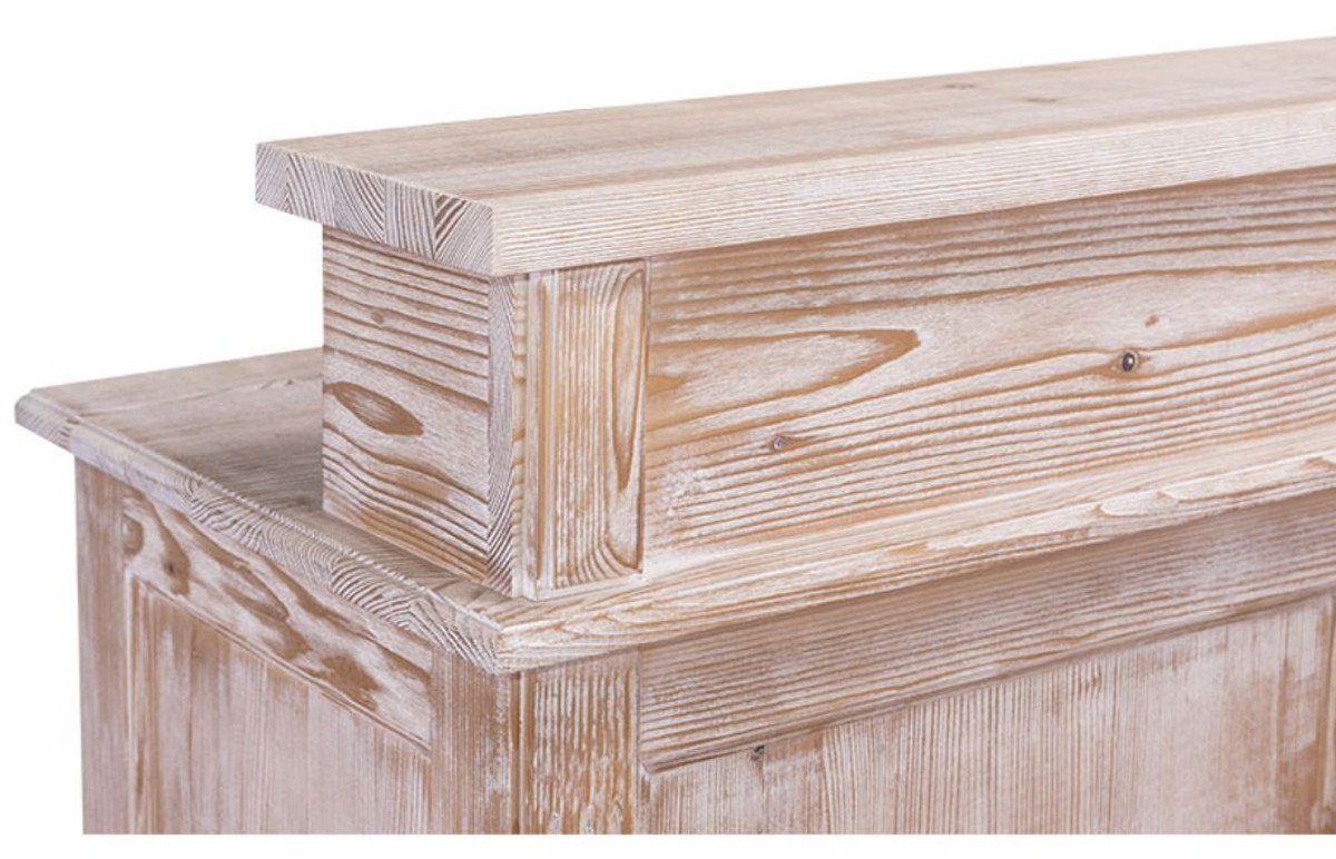Casa Padrino Barschrank Landhausstil Barschrank Naturfarben 120 x 51 x H. 107 cm - Möbel im Landhausstil