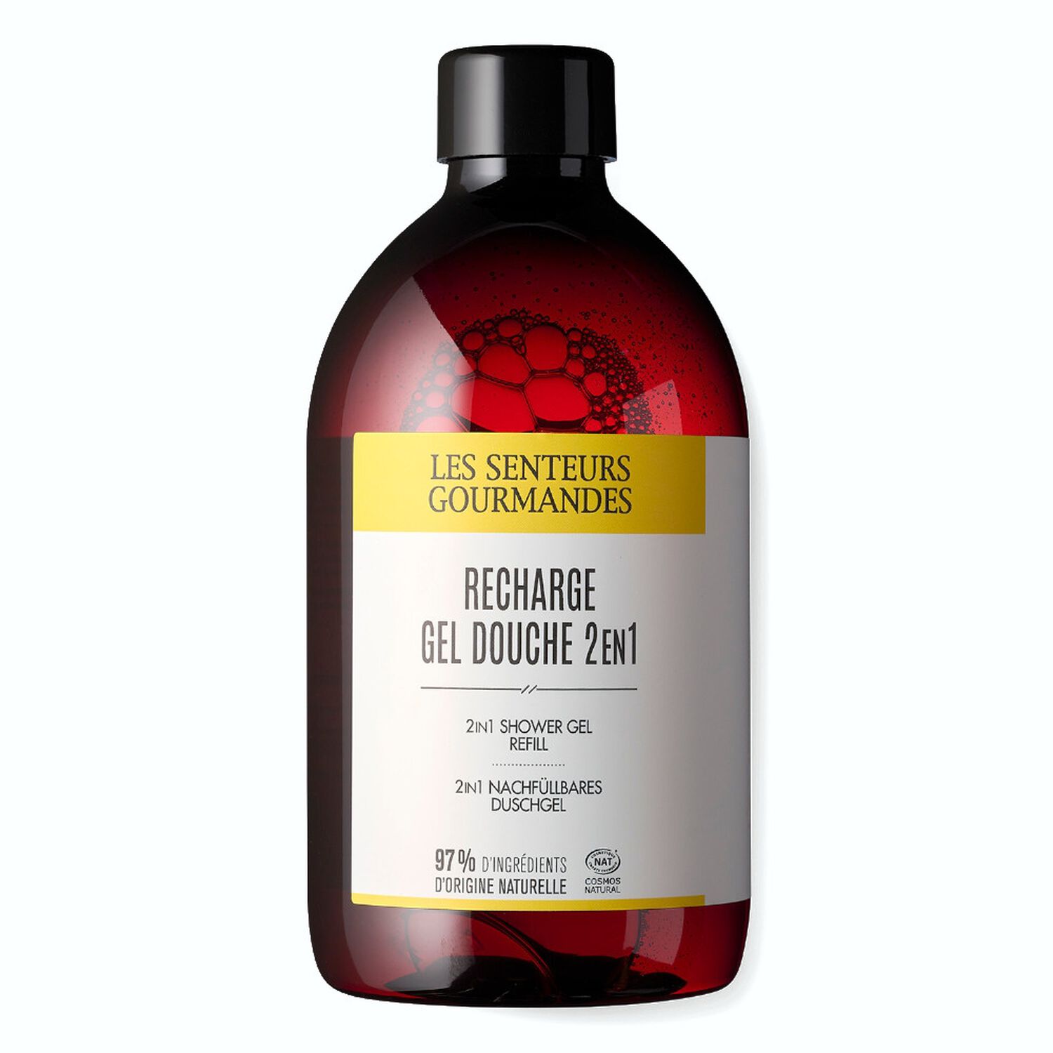 Les Senteurs Gourmandes Gel Douche 2en1 Recharge 500 ml