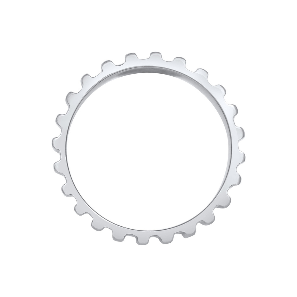 Elli PREMIUM Elli PREMIUM Bague Bracelet femme rainures tendance en argent sterling 925 rhodié Bague