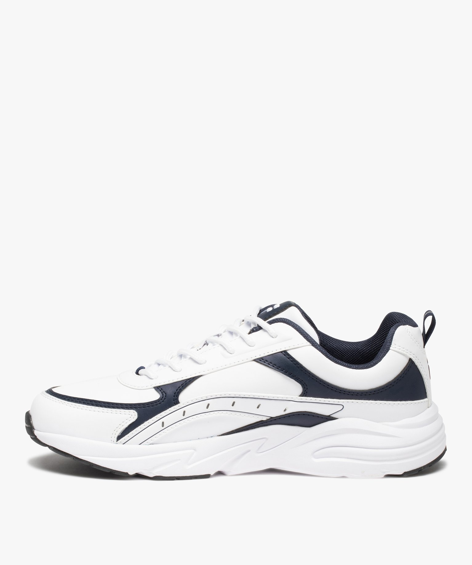 Baskets homme running bicolores à lacets – Fila RRX blanc | GEMO