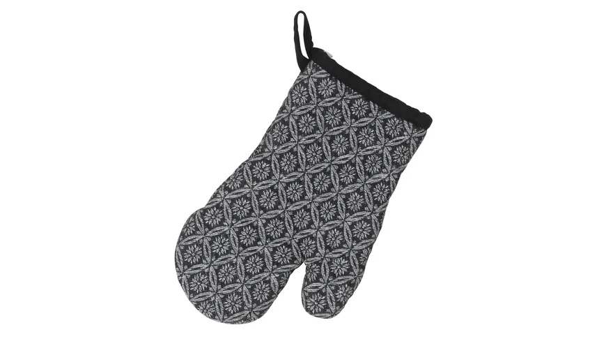 kela Topfhandschuh Gianna Muster 28 x 18 cm weiß
