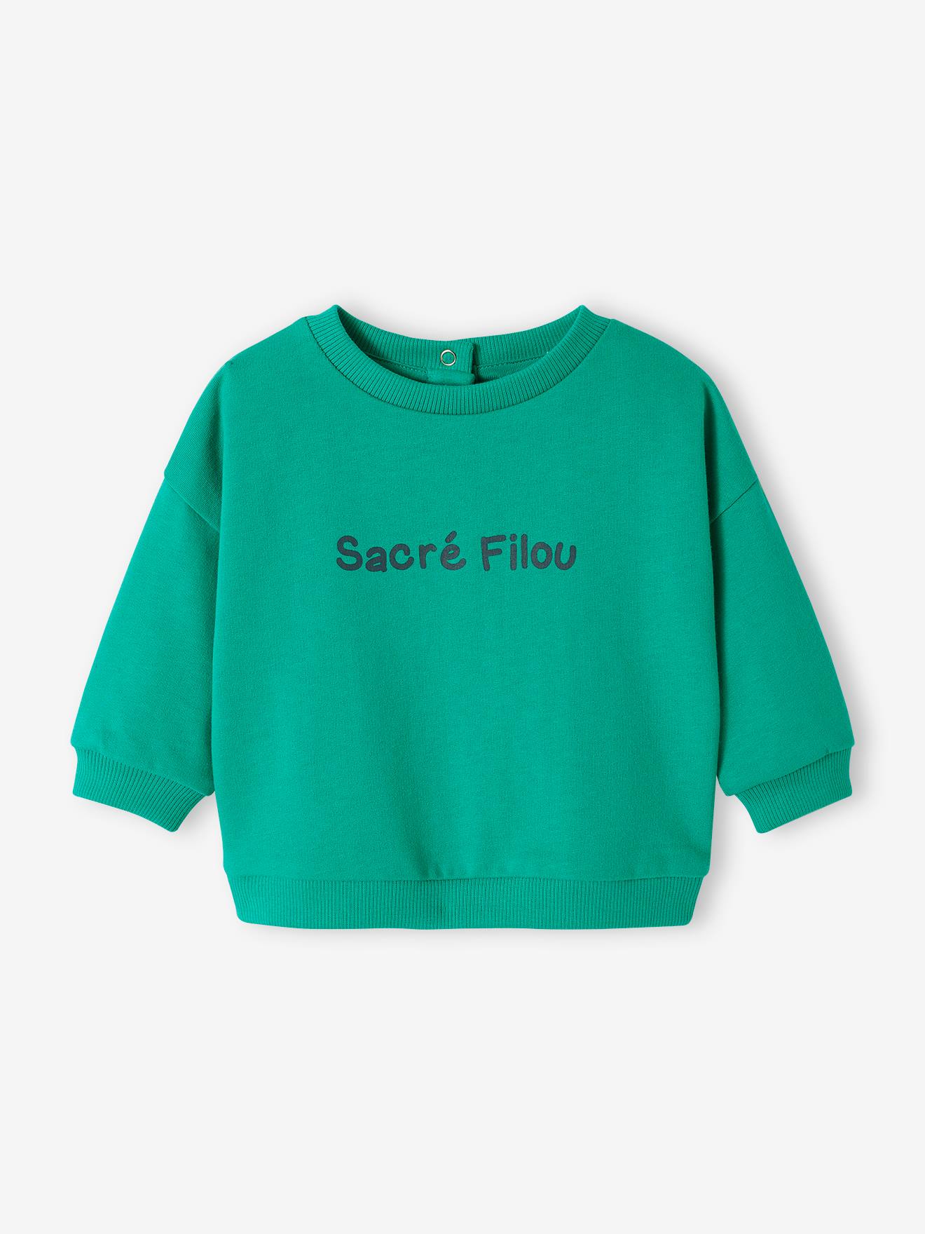 Vertbaudet Baby Sweatshirt BASIC Oeko-Tex - blau