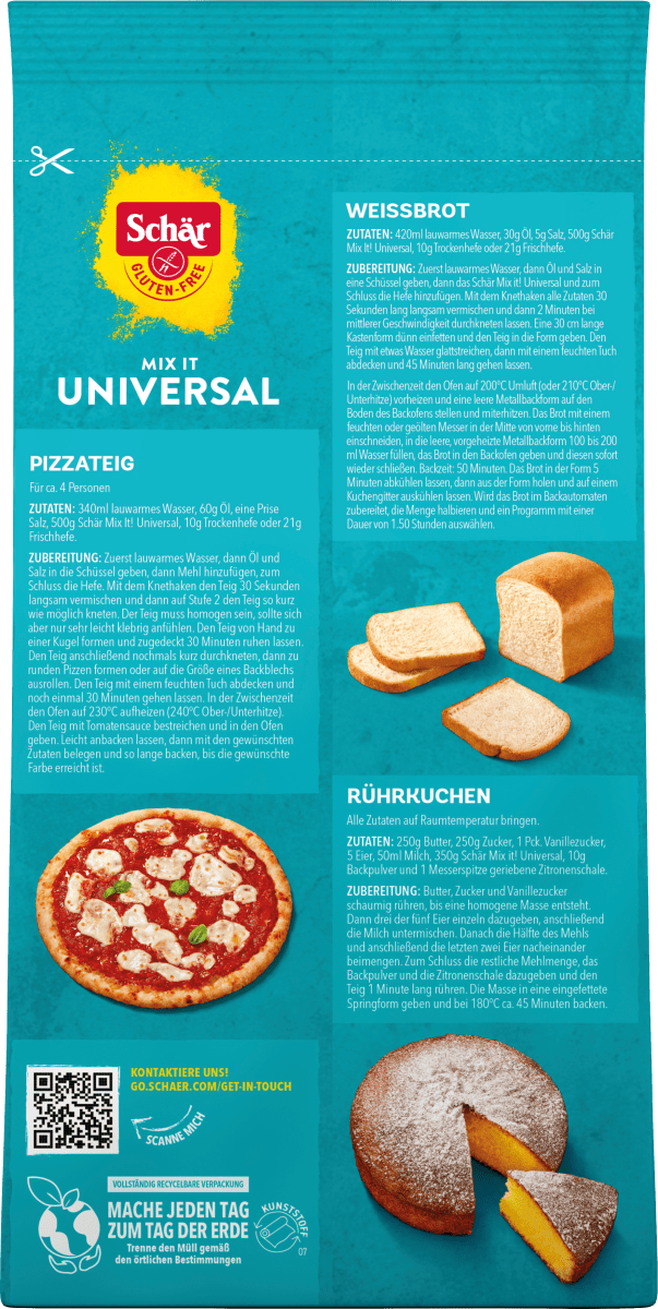 Mehl-Mix universal, glutenfrei, 1 kg