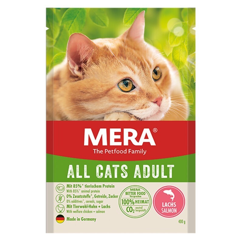 MERA Trockenfutter MERA Cats For All Adult Lachs 400 g