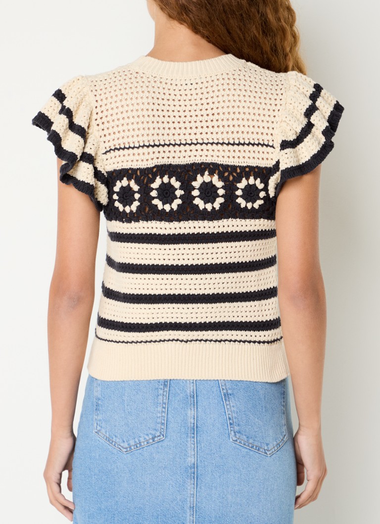 Rails Penelope chunky knit top with openwork design