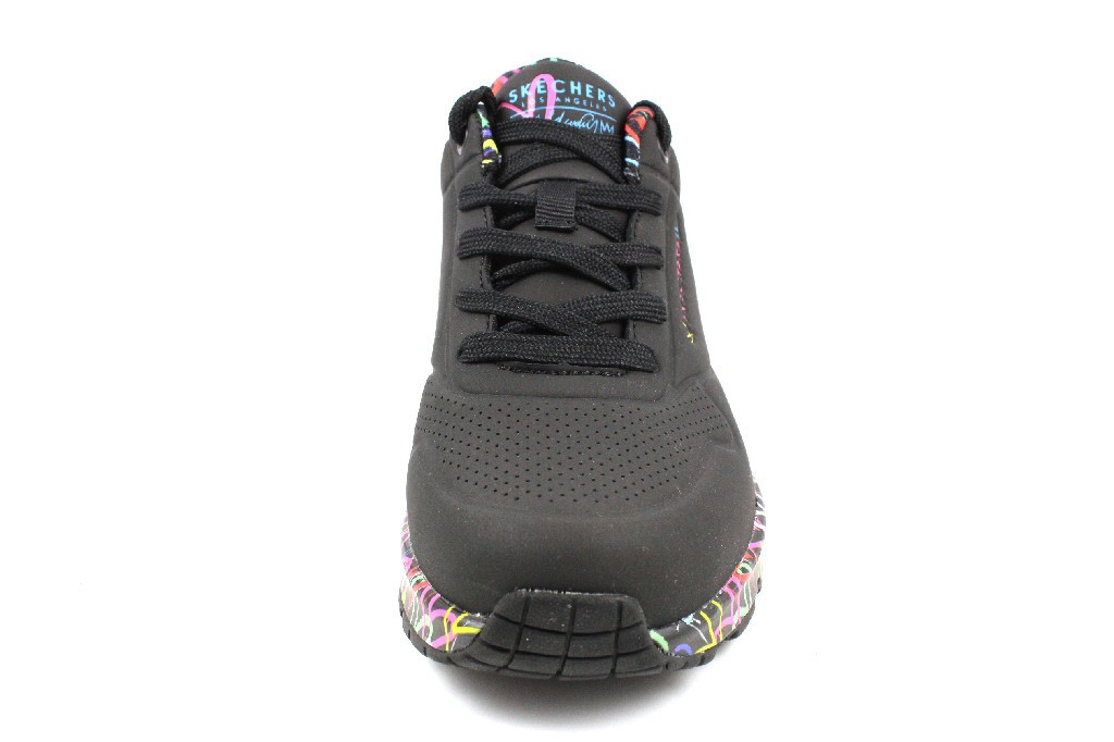 SKECHERS Freizeit Schnürer schwarz