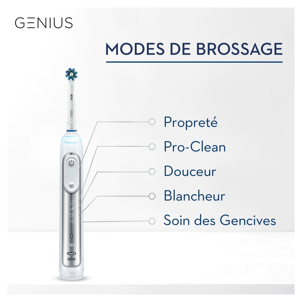 oral-b Oral-B Genius 8900 Brosse À Dents Électrique x2 Brosse À Dents Electrique