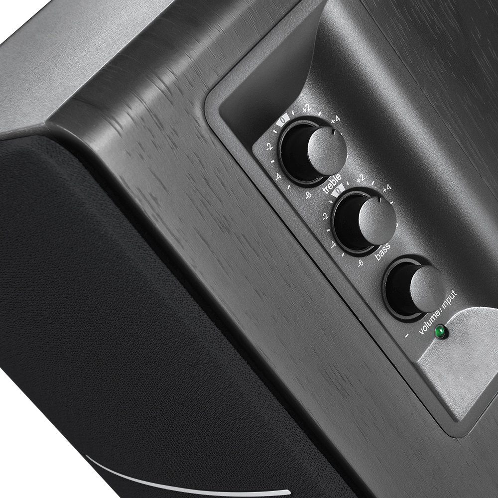 Edifier® R1280DBs Stereo Regal-Lautsprecher (Bluetooth, 42 W, Fernsteuerung, Soundfield Spatializer, paar)