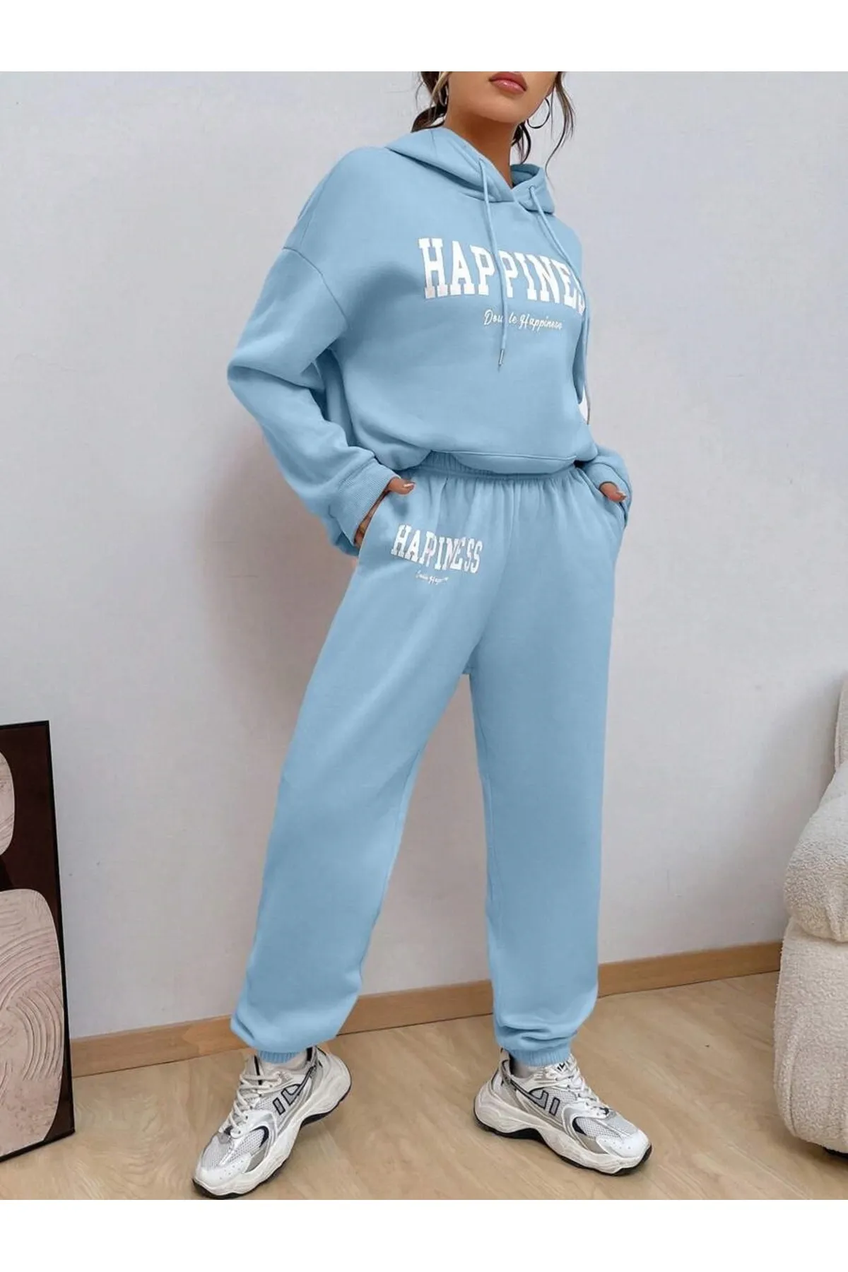 MOONBULL  Sport-Sweatsuit Set - Blau - Regular Fit