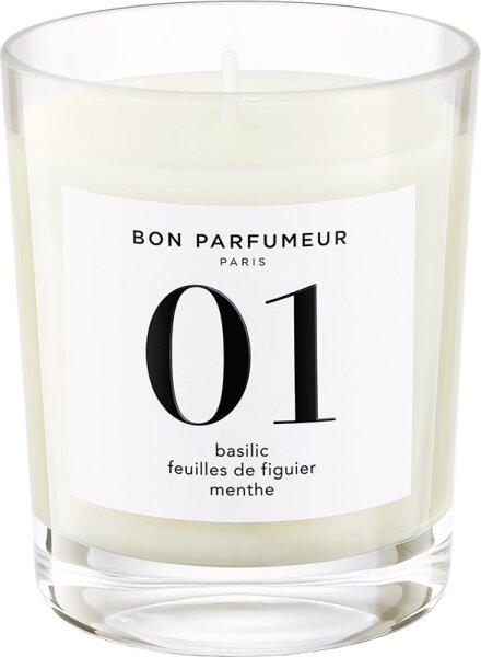 BON PARFUMEUR Home Line Candle 01 Basil, Fig, Leaf Mint Duftkerze