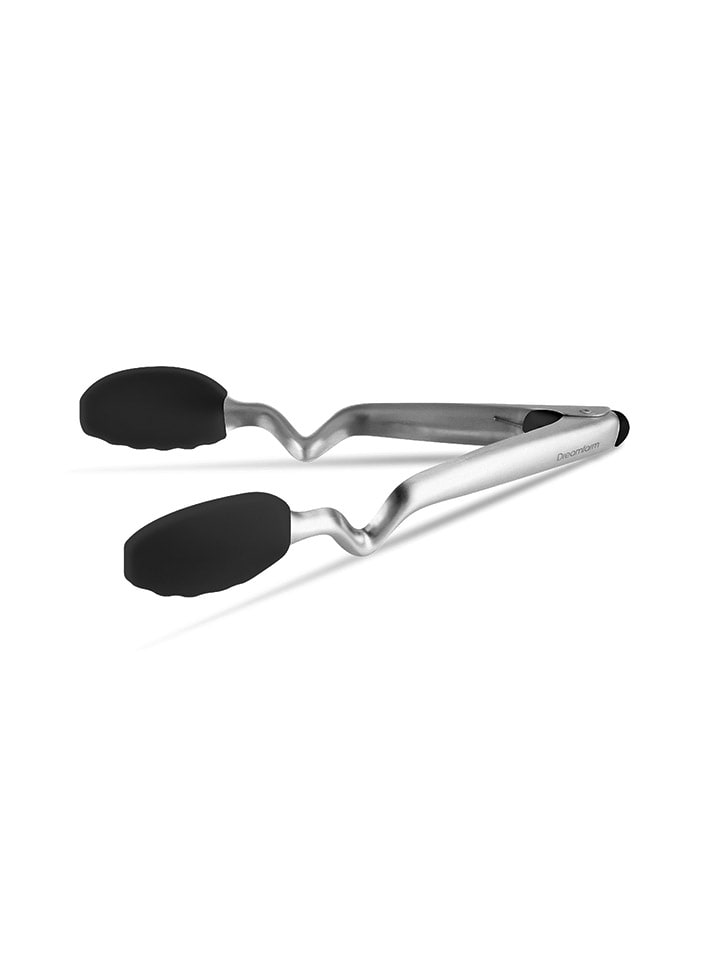 Dreamfarm Küchenzange ''Clongs'' in Silber/ Schwarz - (L)25 cm günstig kaufen onesize
