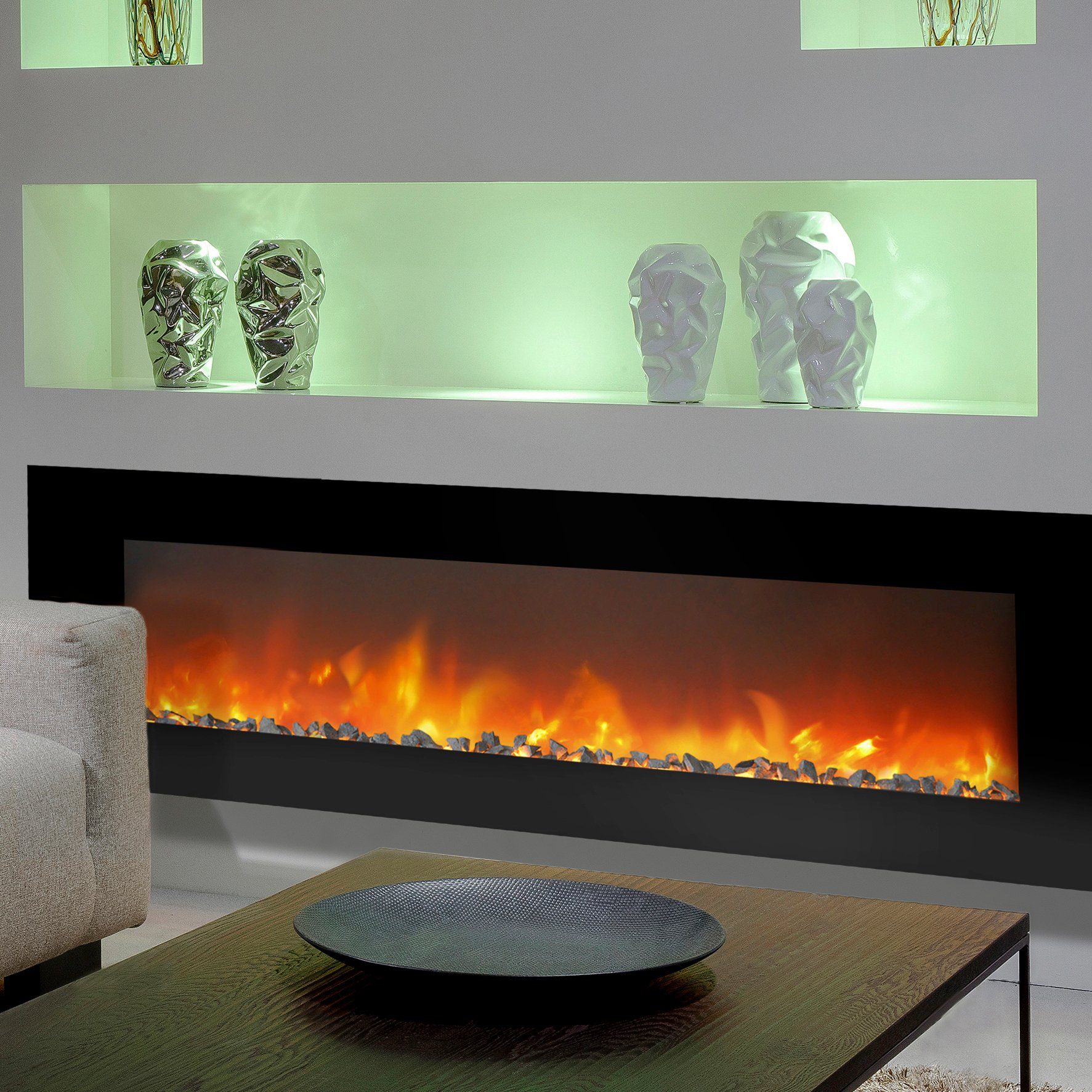 XARALYN Elektrokamin Trivero 180, LED Wandkamin & Heizung