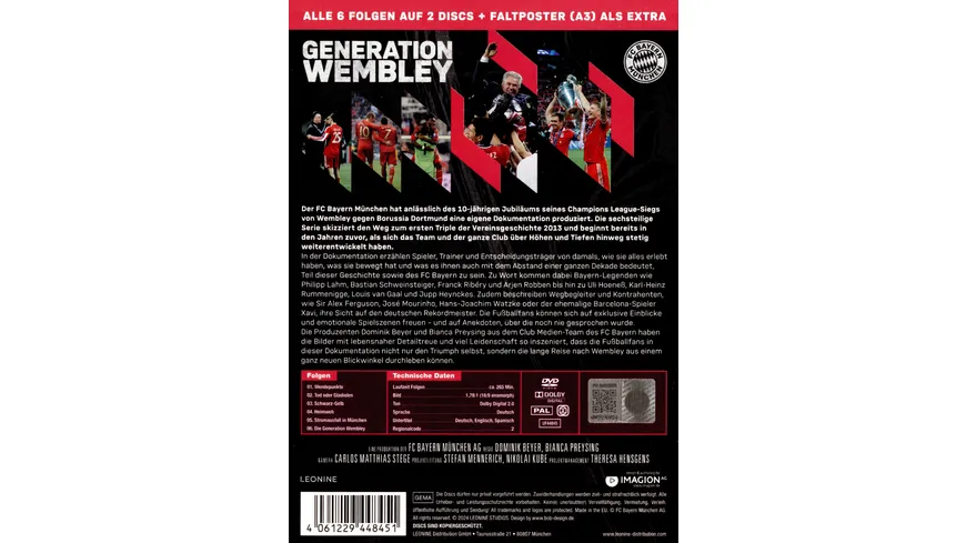 FC Bayern - Generation Wembley - Die Serie  [2 DVDs]