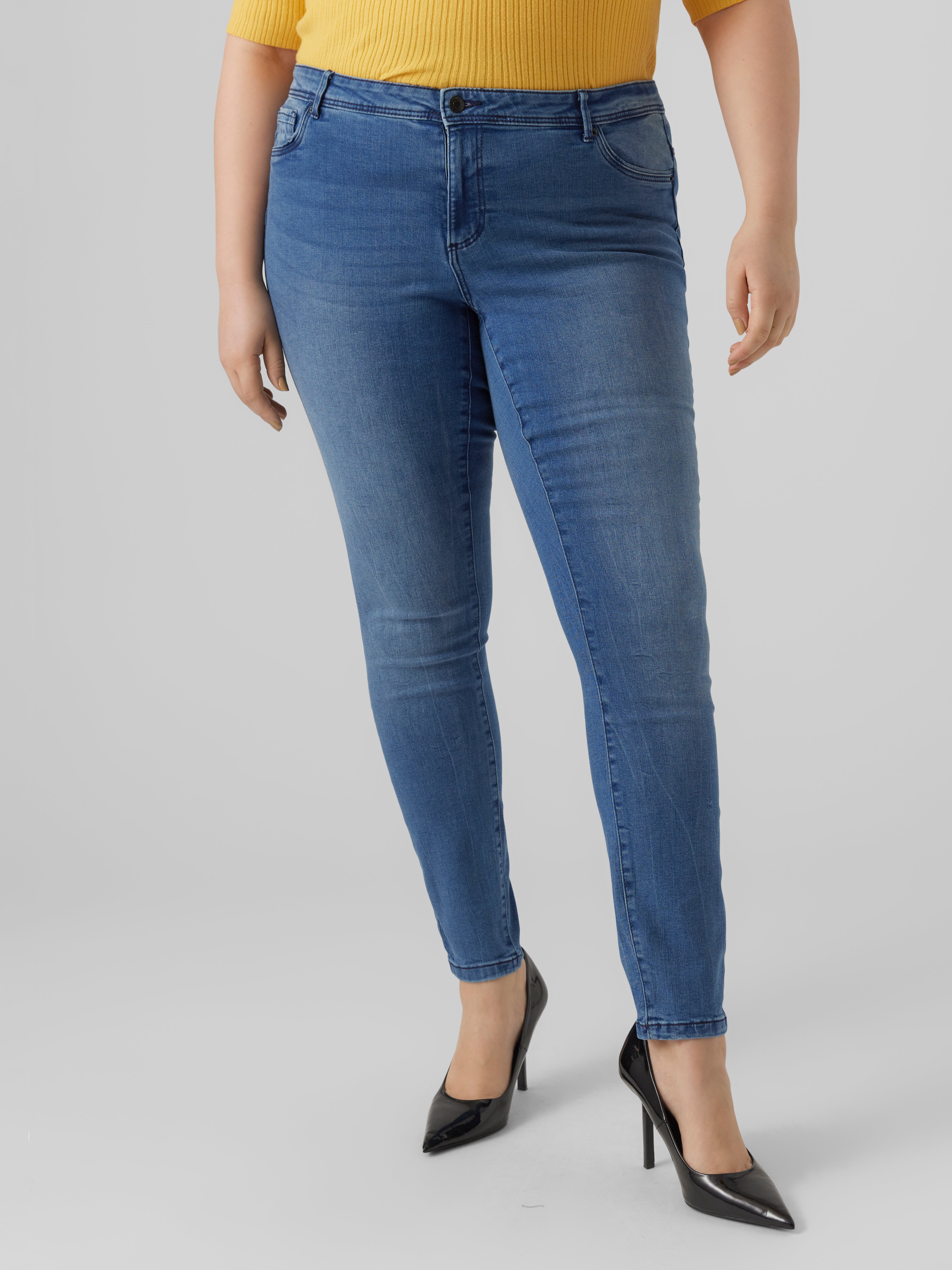 VMFANYA Mid Rise Slim Fit Jeans