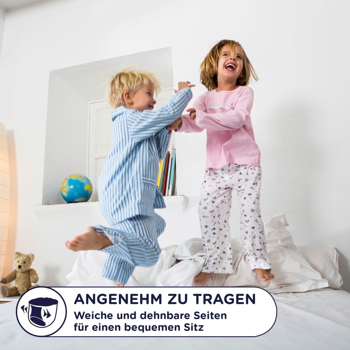 Pyjama Pants Mädchen 4-7 Jahre, 10 St