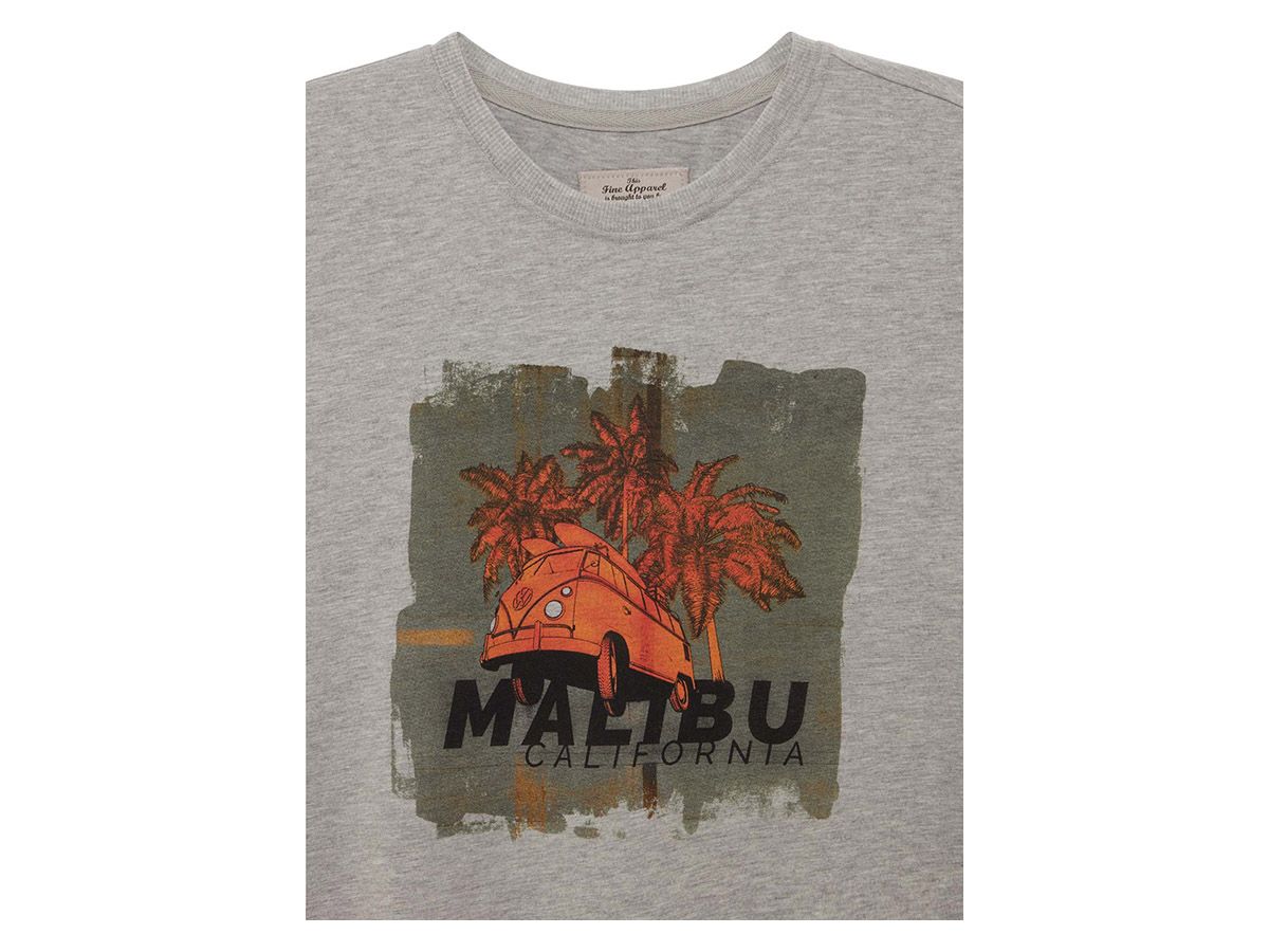 Van One Malibu LA Grau Herren T-Shirt