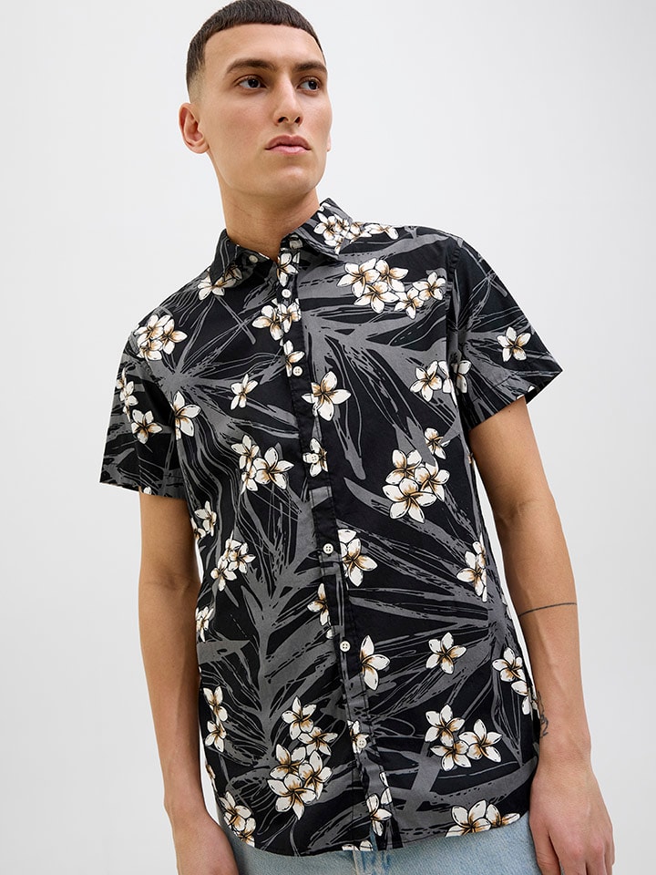 Jack & Jones Hemd - Regular fit - in Schwarz günstig kaufen