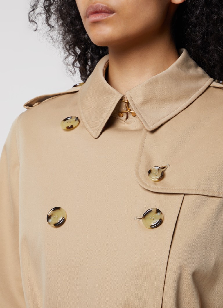 Trench doppiopetto Burberry Kensington con cintura
