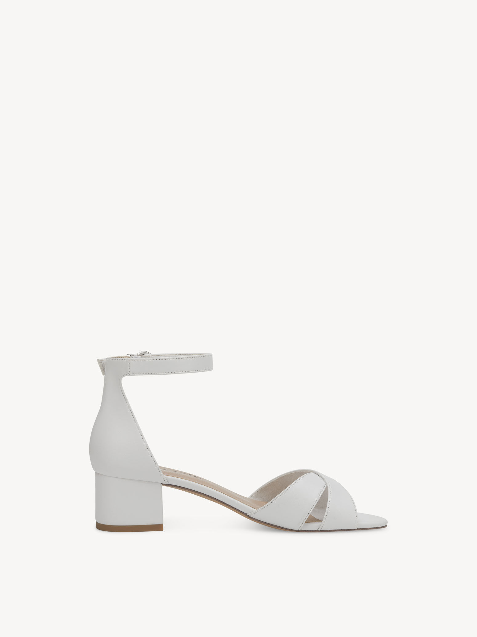 Sandale à talon - blanc