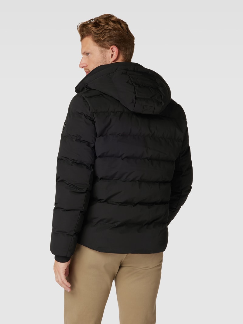Funktionsjacke mit Kapuze Modell 'BLACKBIRD' in schwarz