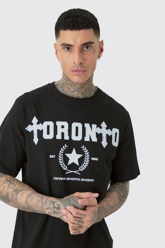 Tall T-Shirt mit Platform-Print